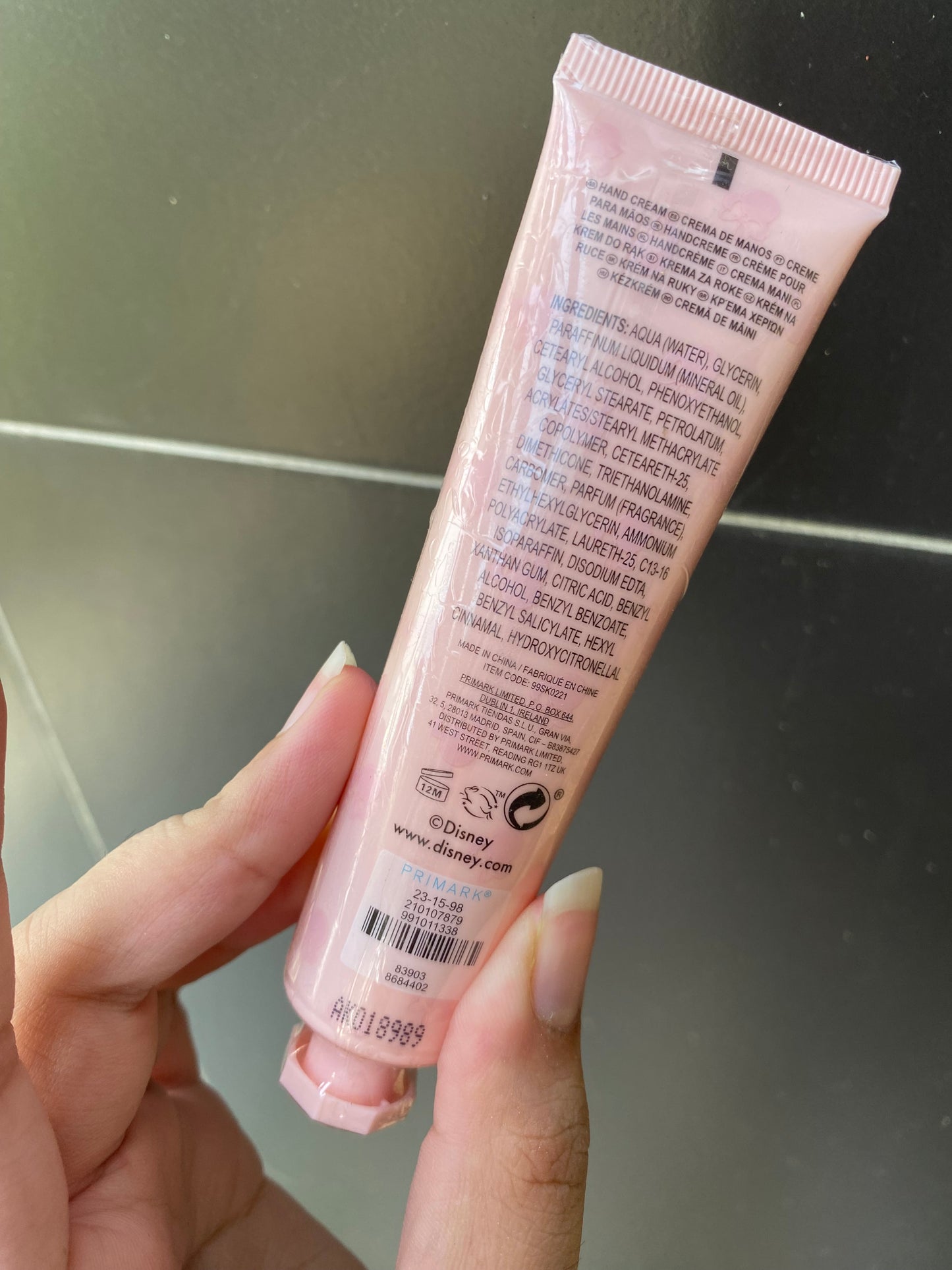 Primark Disney Hand Cream