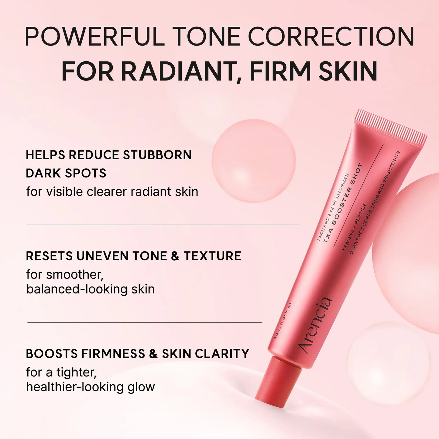 Arencia TXA Booster Shot 30ml | Korean Tranexamic Acid Brightening Serum