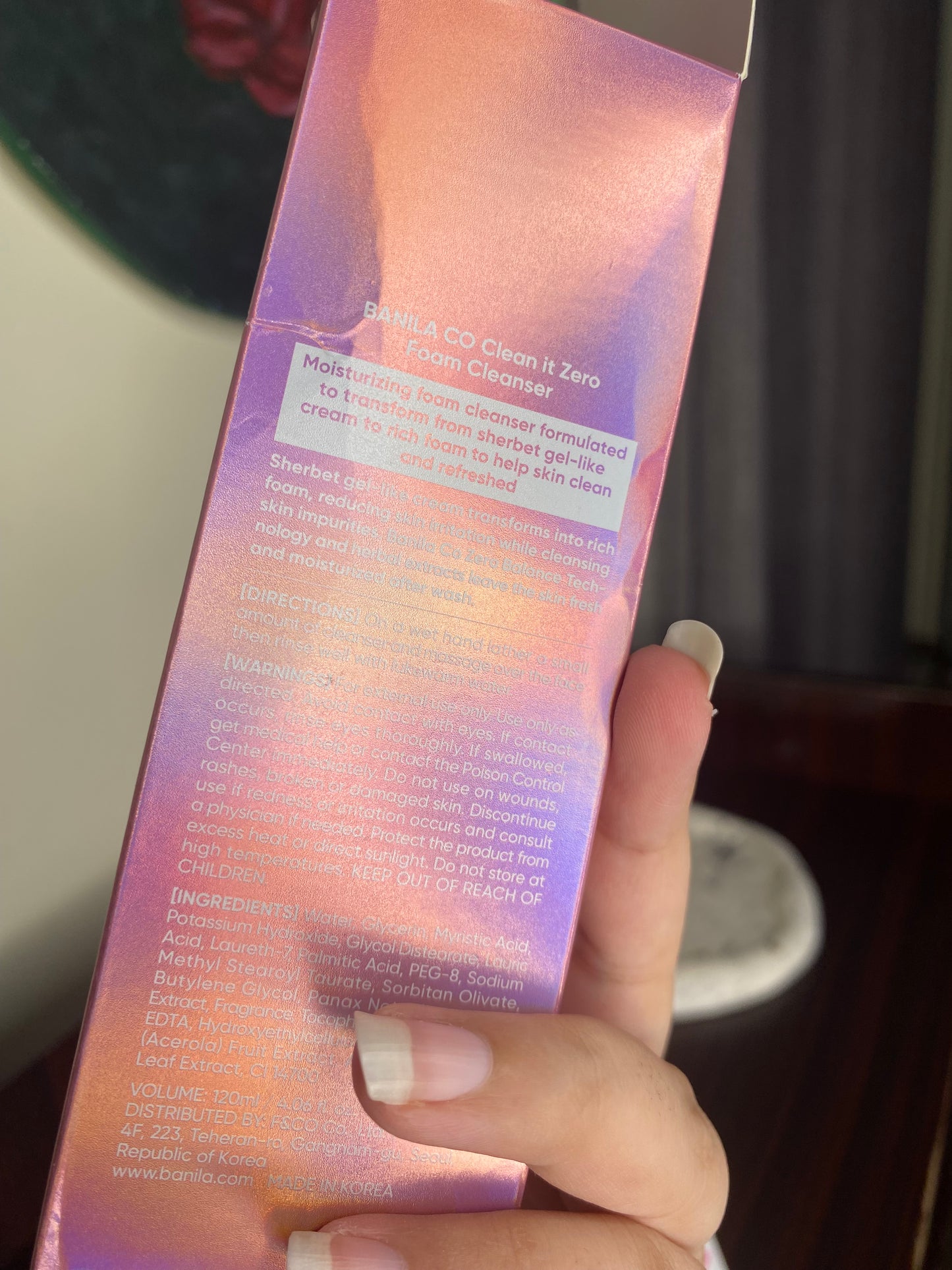 Banila Co clean it Zero Foam Cleanser