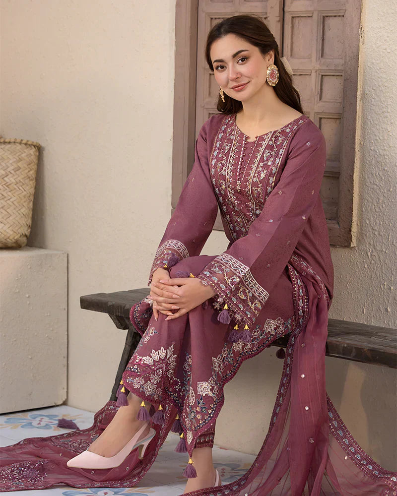 Very Berry Embroidered 3 Piece