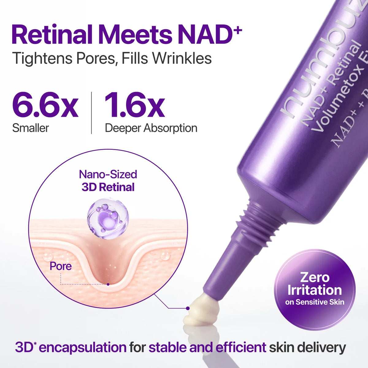Numbuzin NAD+ Retinol Volumetox Eye Cream | Korean Anti-Aging Eye Cream
