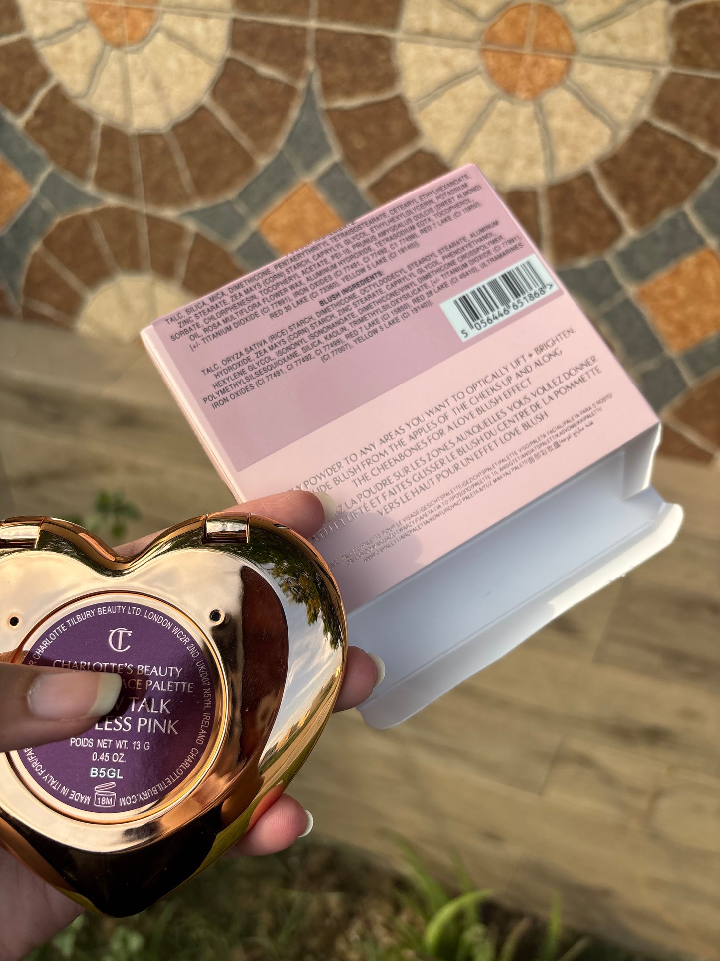 Charlotte Tilbury Pillow Talk FlawLess Pink blush & powder