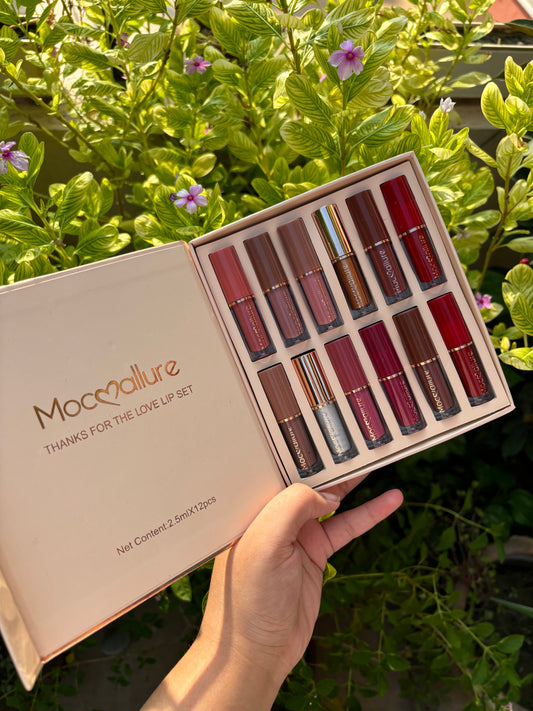 Moccallure 12pc Lipset