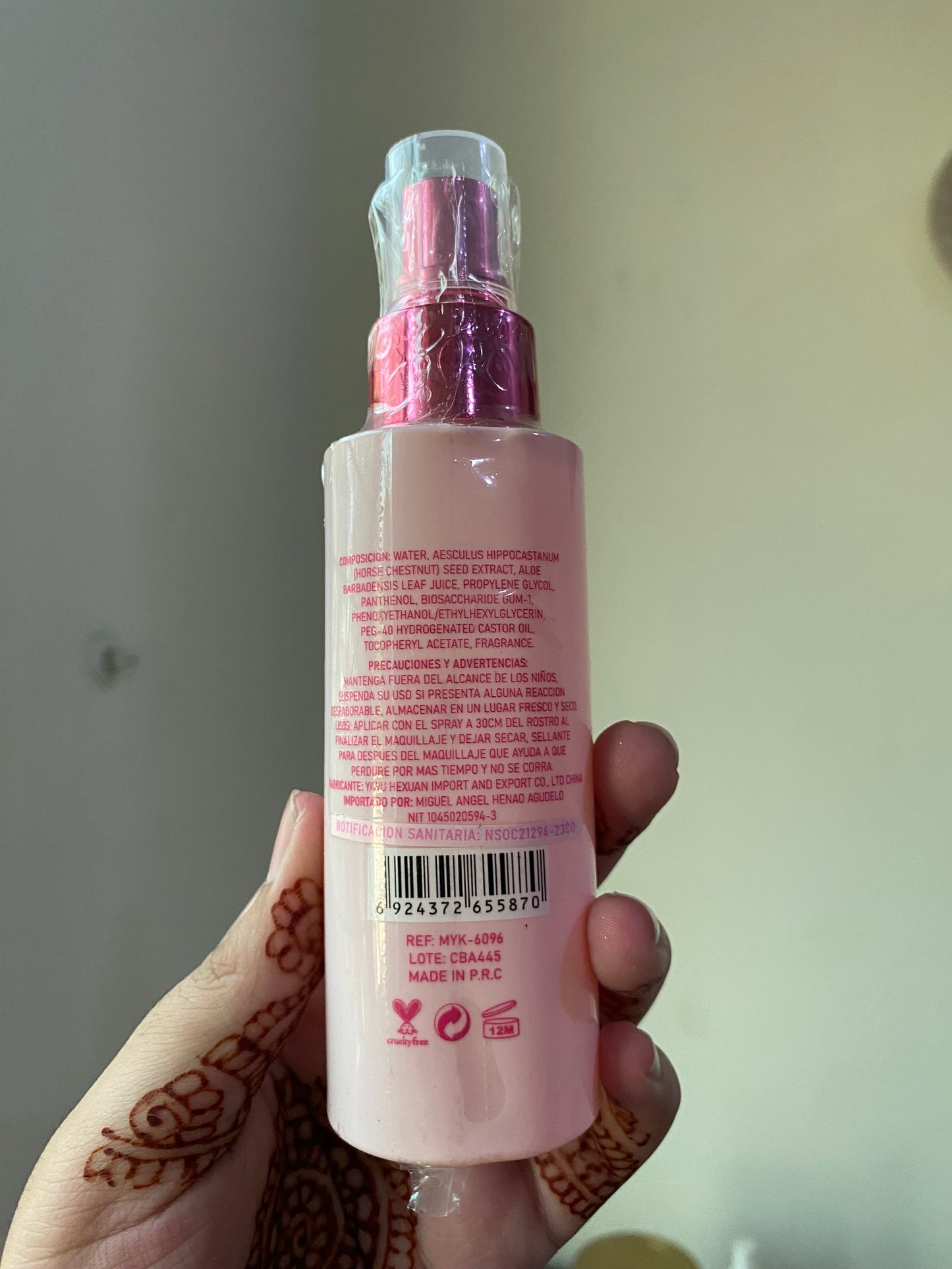 Myk Cosmetics Setting Spray