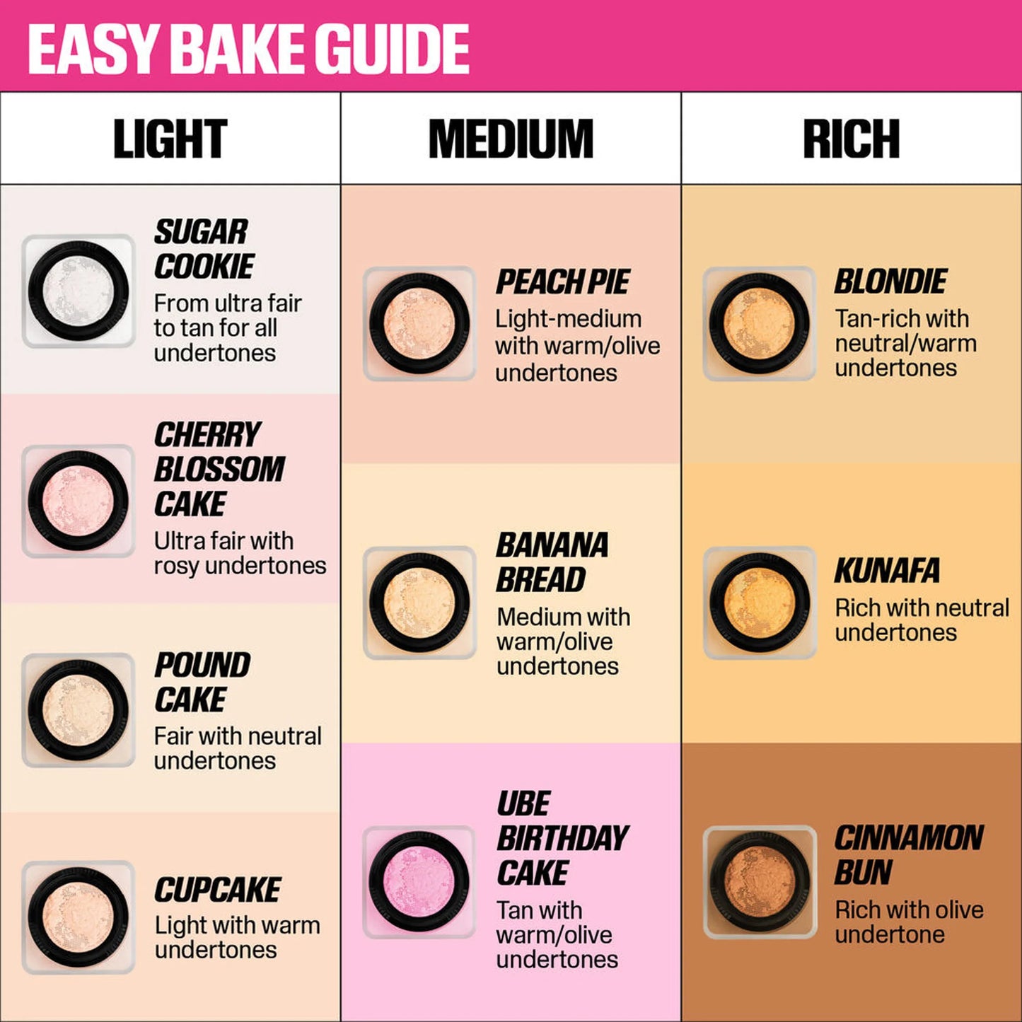 Huda Beauty Easy Bake Loose Setting Powder | Long-Lasting Setting Powder