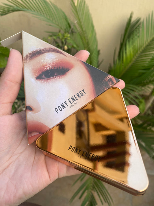 Pony Energy Triangle Eyeshadow Palette 4 Shades