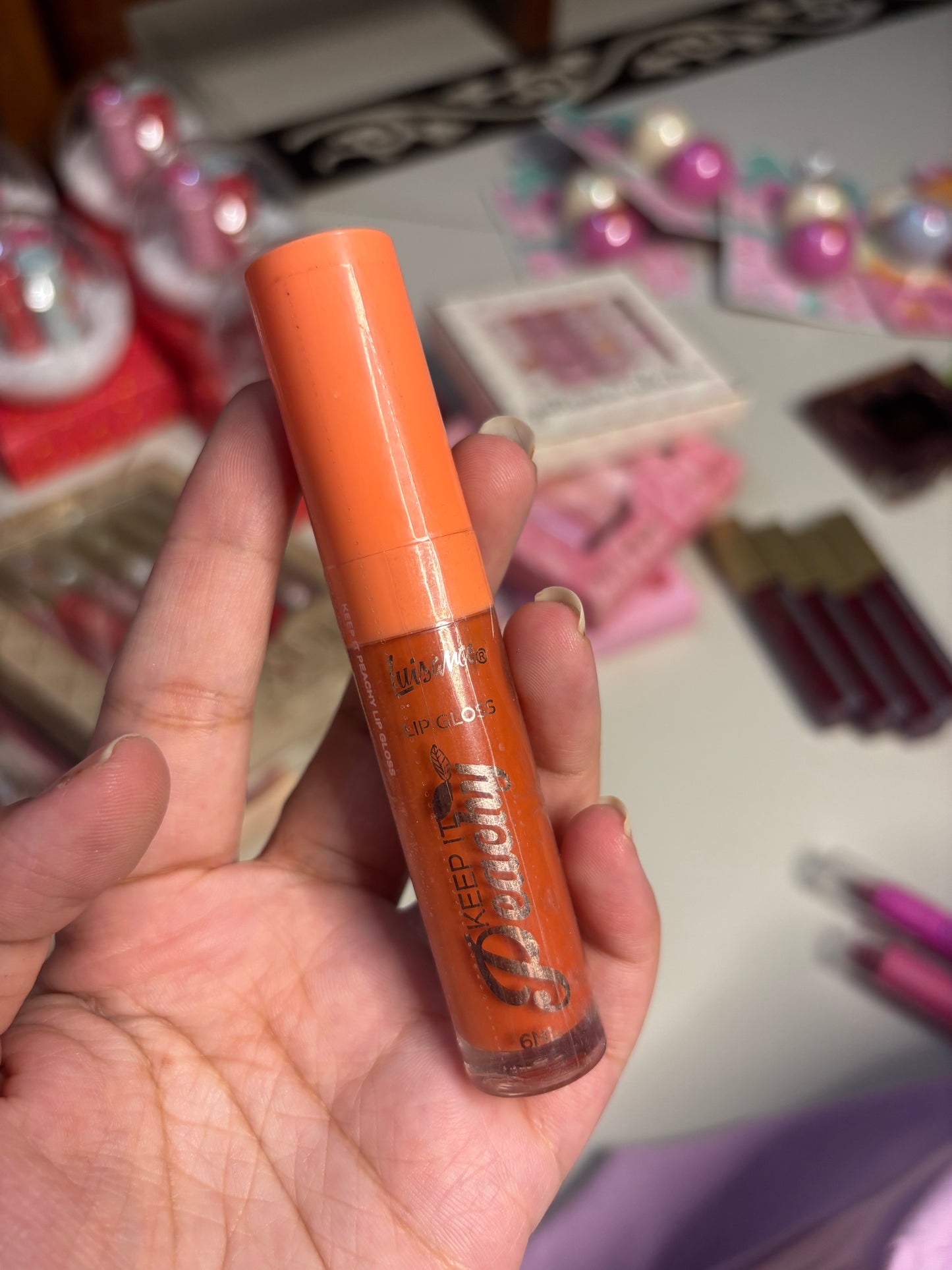 Luisance Keep it Peachy Lipgloss