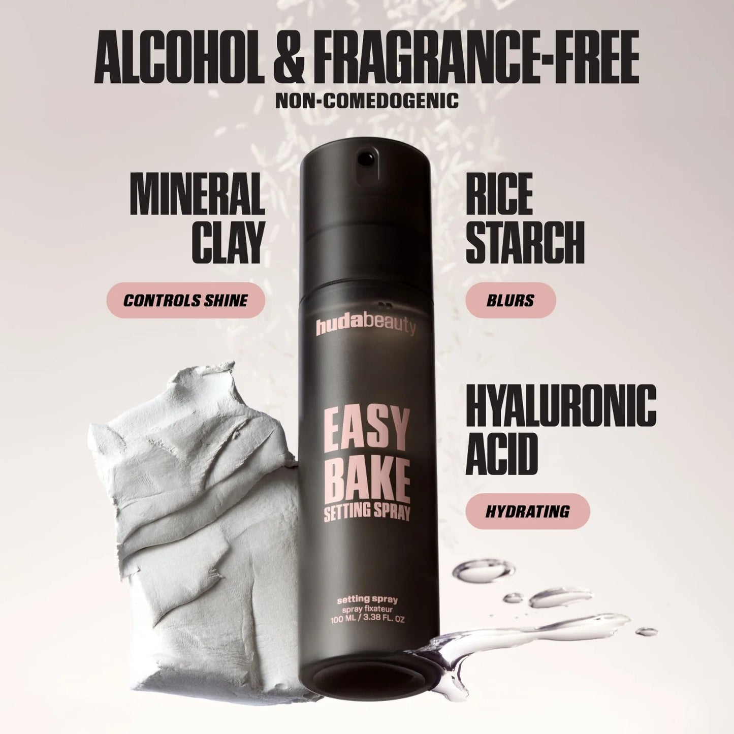 Huda Beauty Easy Bake Setting Spray | Long-Lasting Makeup Setting Spray