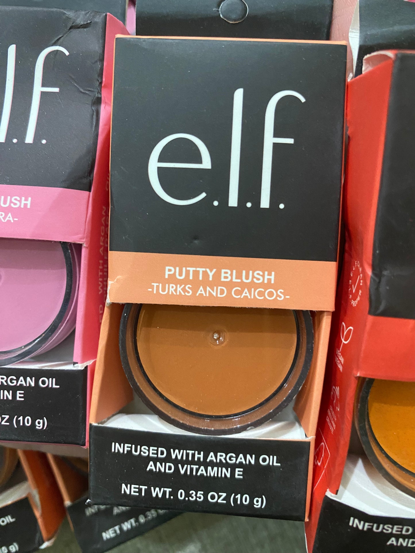 Elf Putty Blush infused with argan oil and vitamin e