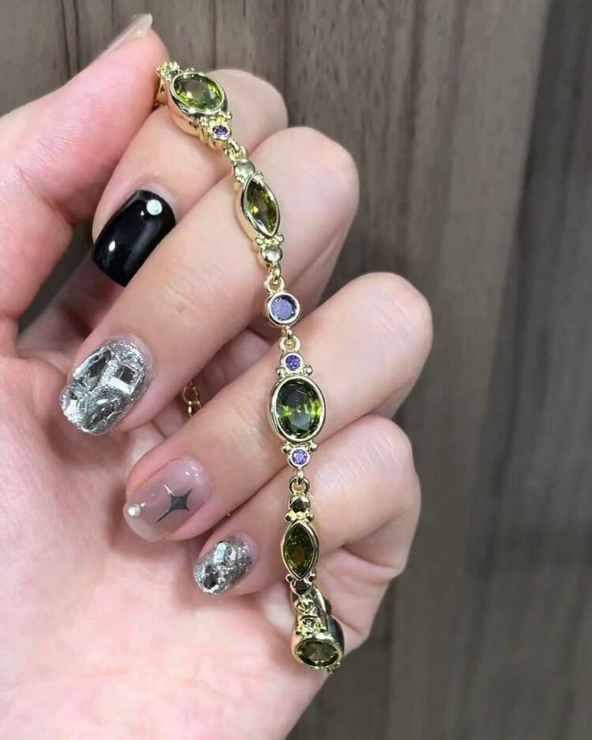 Green & Gold Bracelet
