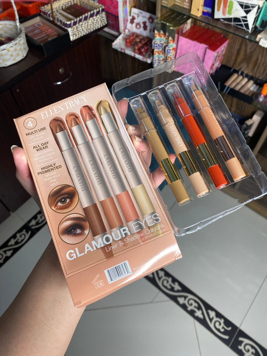 Ellen Tracy Glamour Eyes Pack of 4 Crayons
