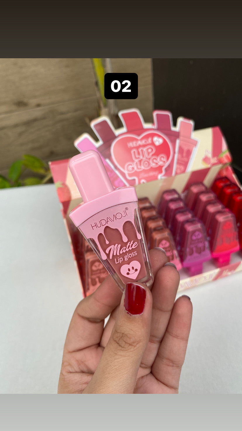 Huda Moji Cute Lip Gloss in six shades