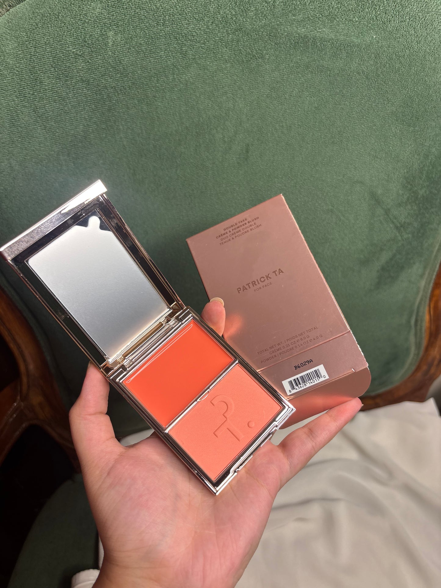 Patrick Ta Double Take Crème & Powder Blush Duo | Cream & Powder Blush
