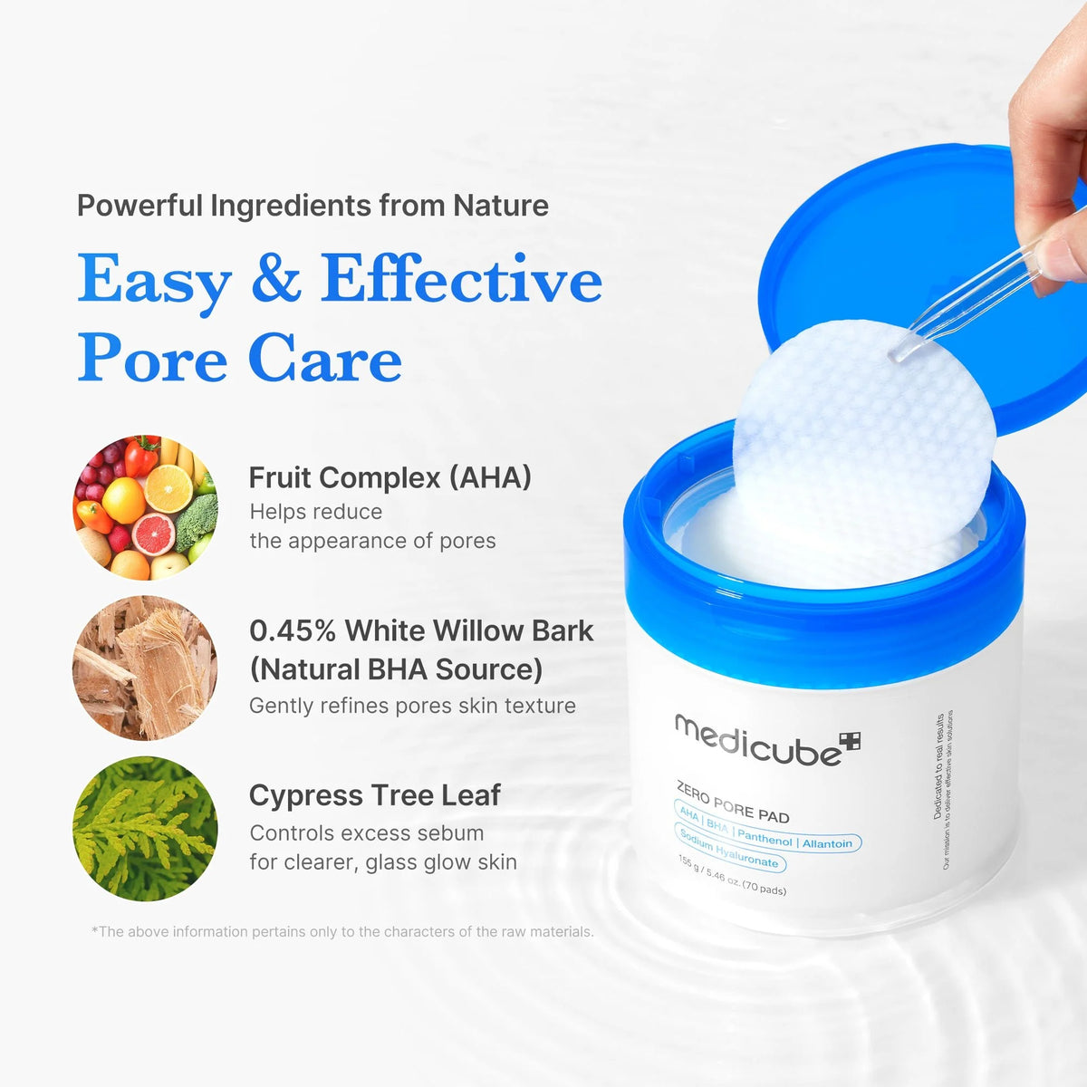 Medicube Zero Pore Pad | Korean Pore Care Toner Pads for Oily Skin