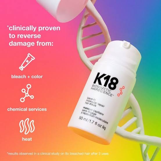 K18 Leave-In Molecular Repair Hair Mask 50ml | Hair Repair Treatment Pakistan
