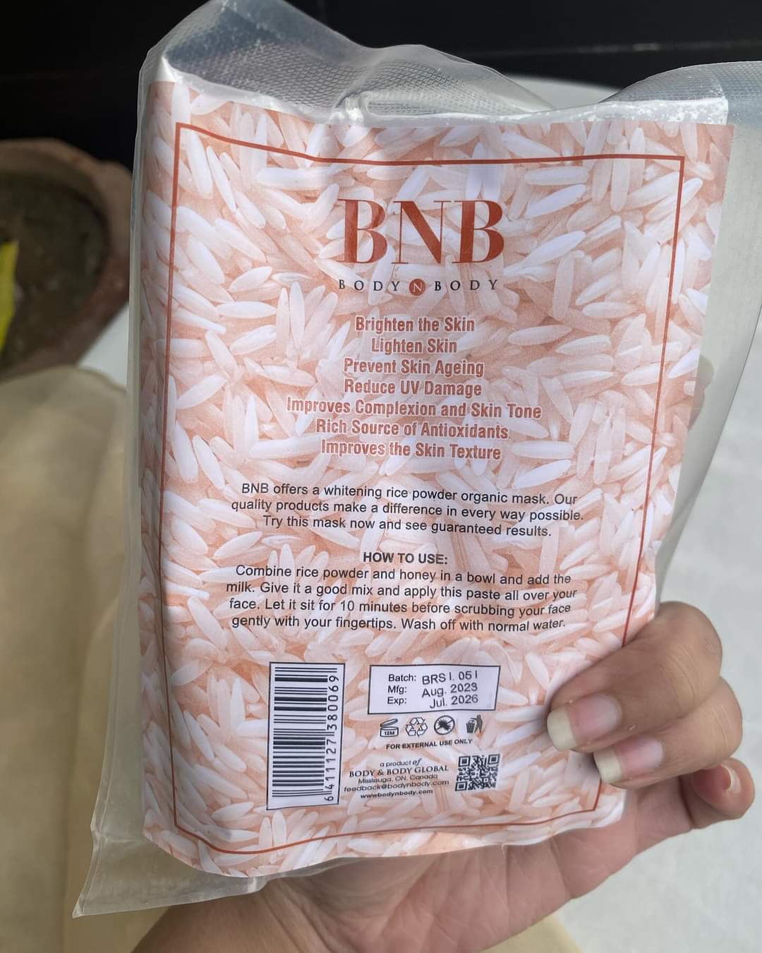 BNB Rice Brightening Glow Kit
