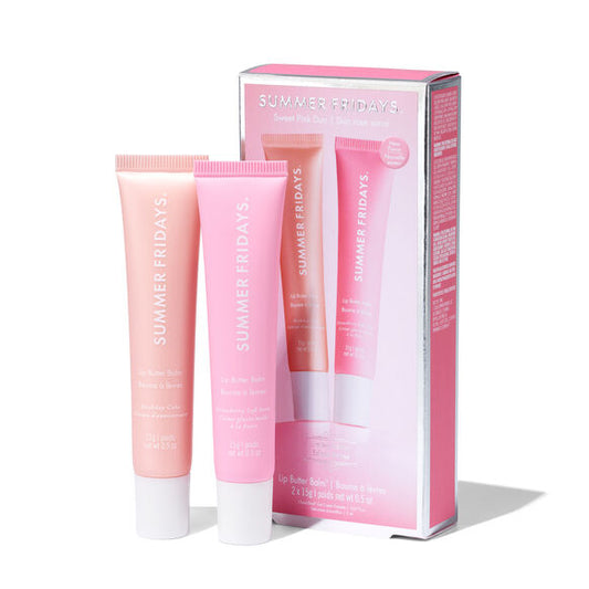 Summer Fridays Sweet Pink Duo Set of 2 | Lip Butter Balm Gift Set
