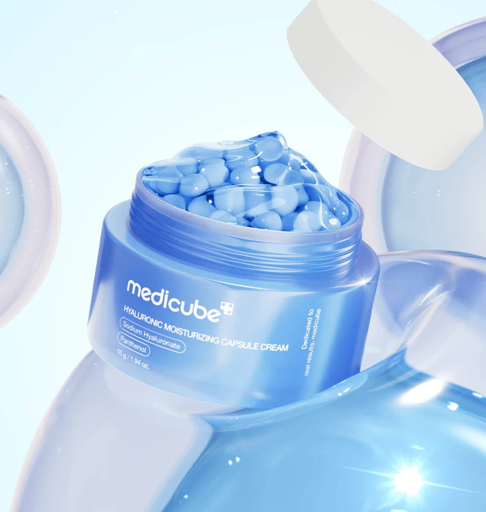 Medicube Hyaluronic Moisturizing Capsule Cream | Korean Hydrating Face Cream