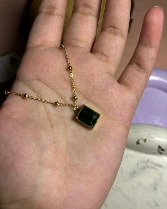 Emerald necklace