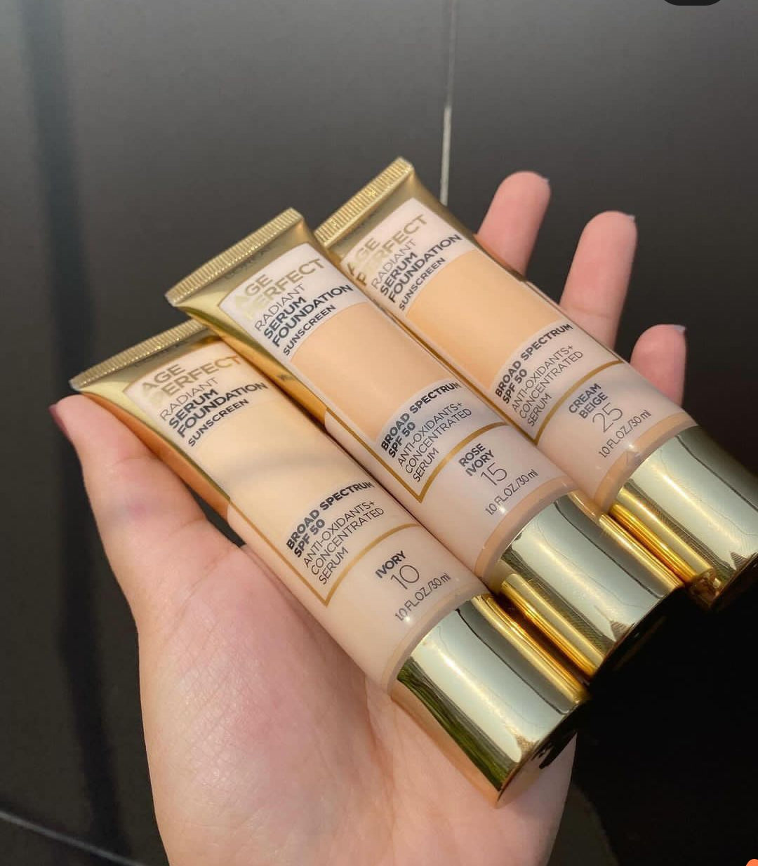 Loreal Age Perfect Radiant Serum Foundation with sunscreen