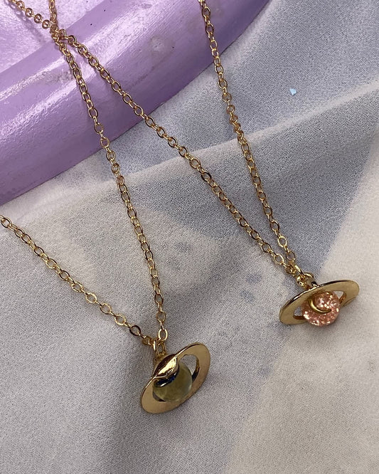 Space set of 2 pendants