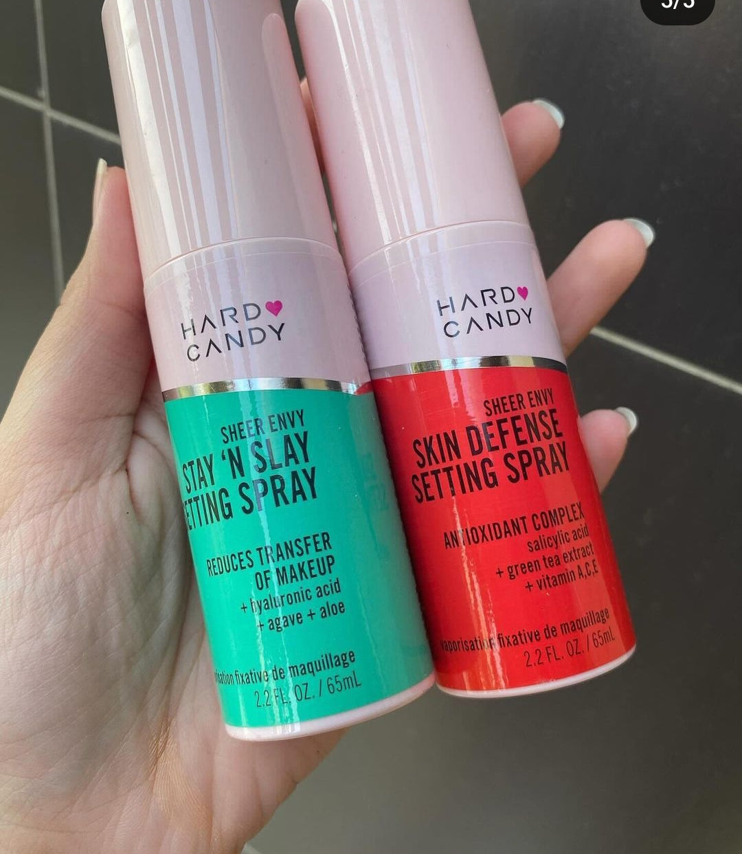Hardcandy setting spray