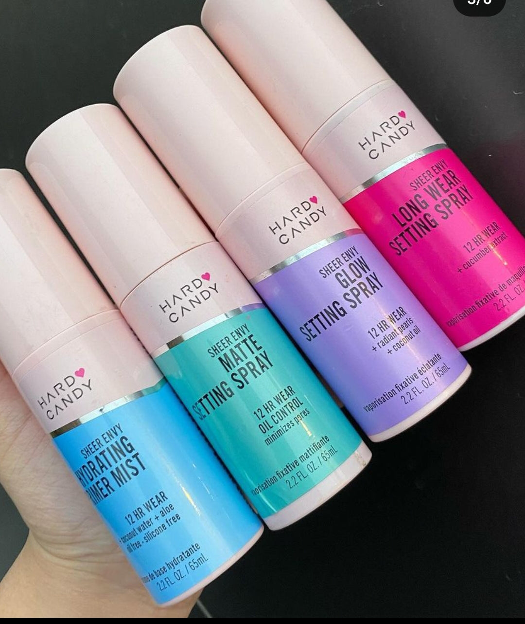 Hardcandy setting spray