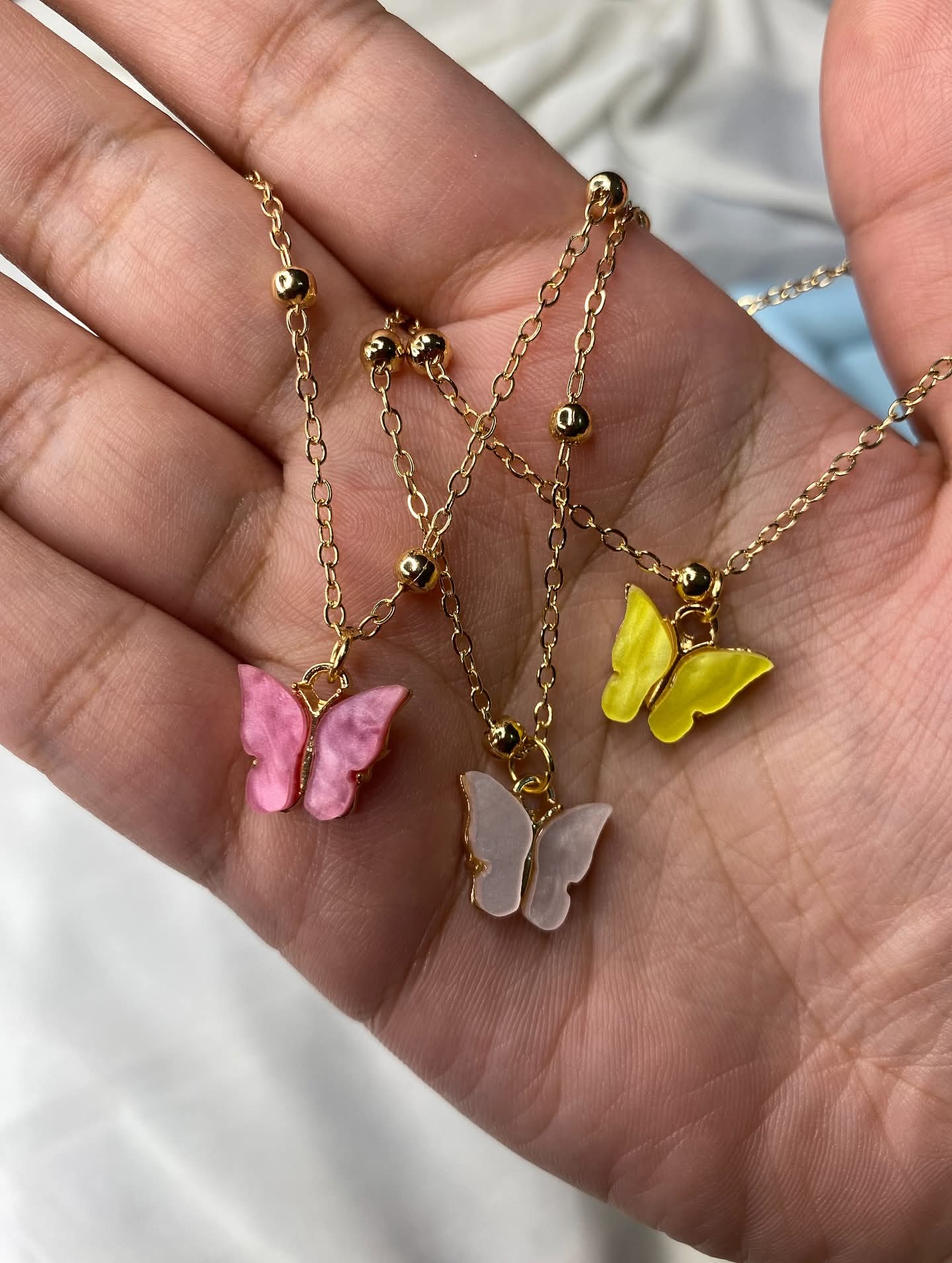 Set of 3 butterfly bracelets