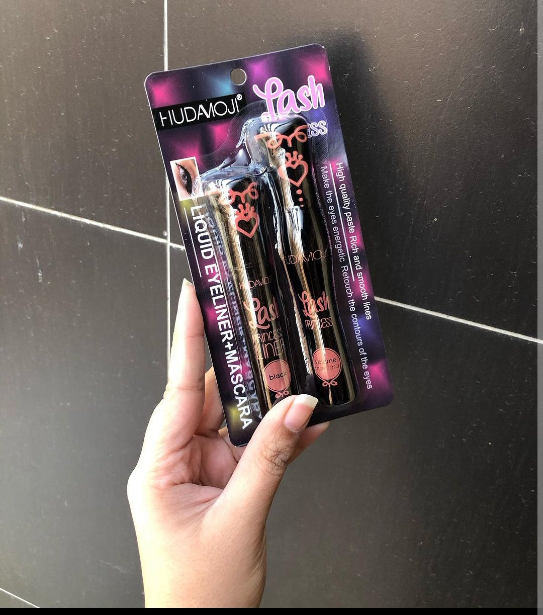 Huda Moji mascara and liner set