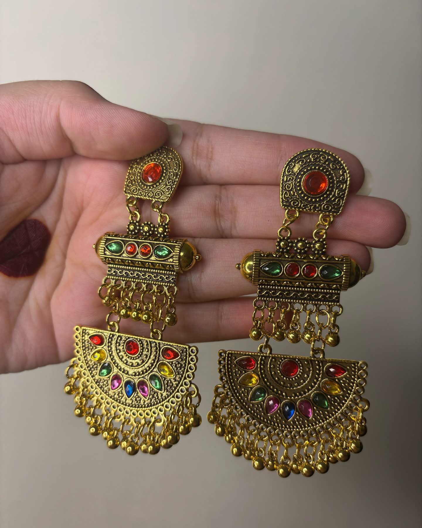 Bohemian Jhumka Dangling