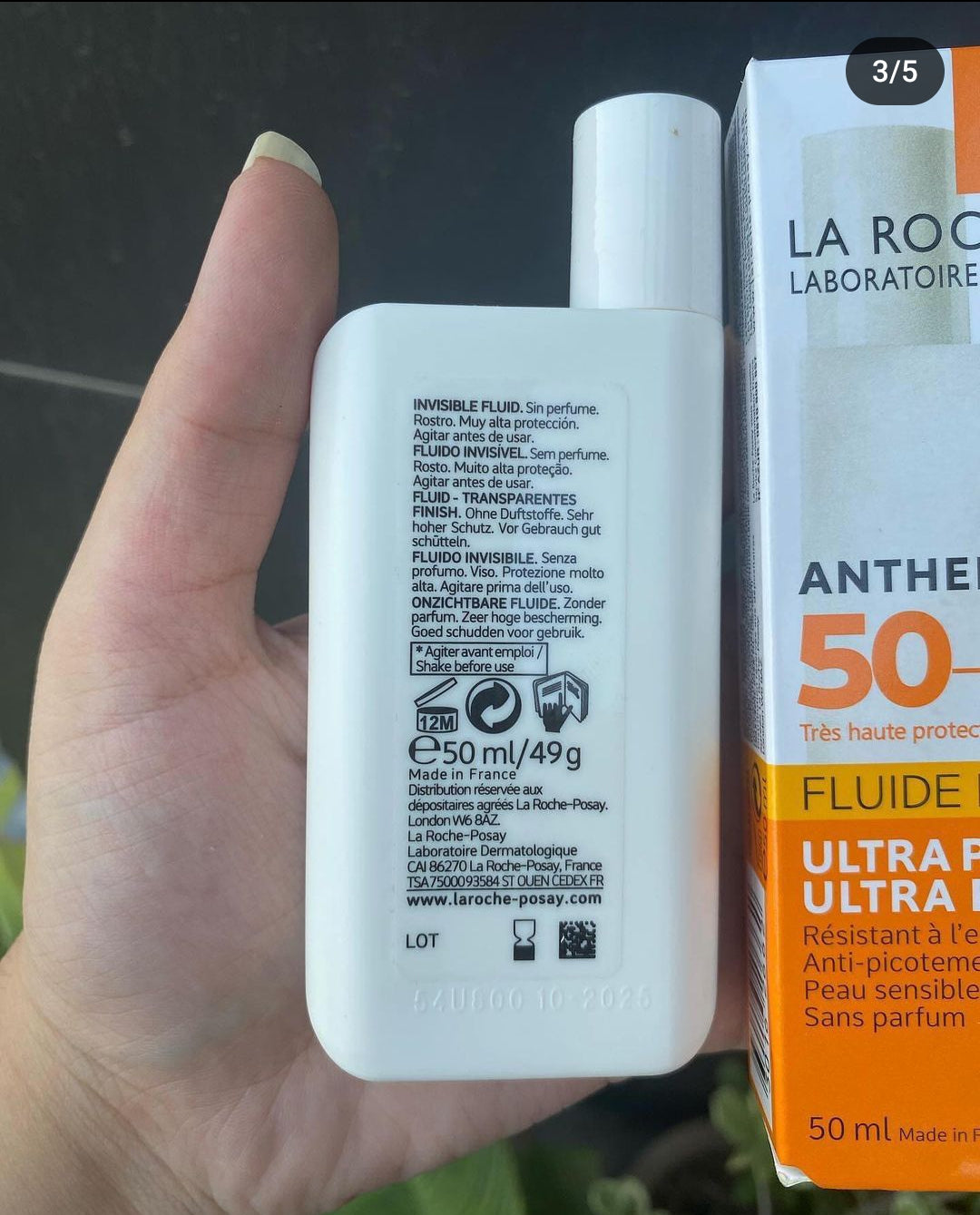 La Roche-Posay Invisible Fluid Sunblock