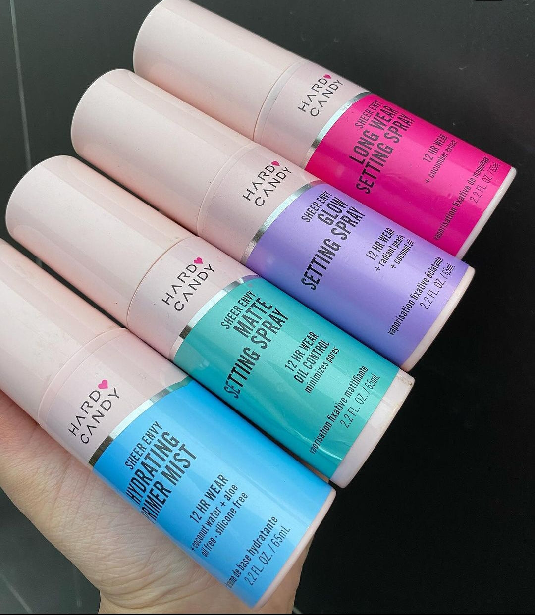 Hardcandy setting spray