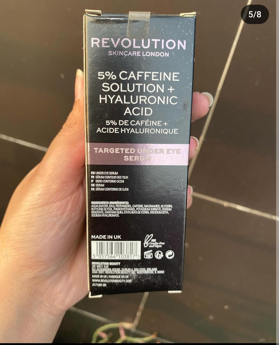 Revolution 5% caffeine solution+ hyaluronic acid