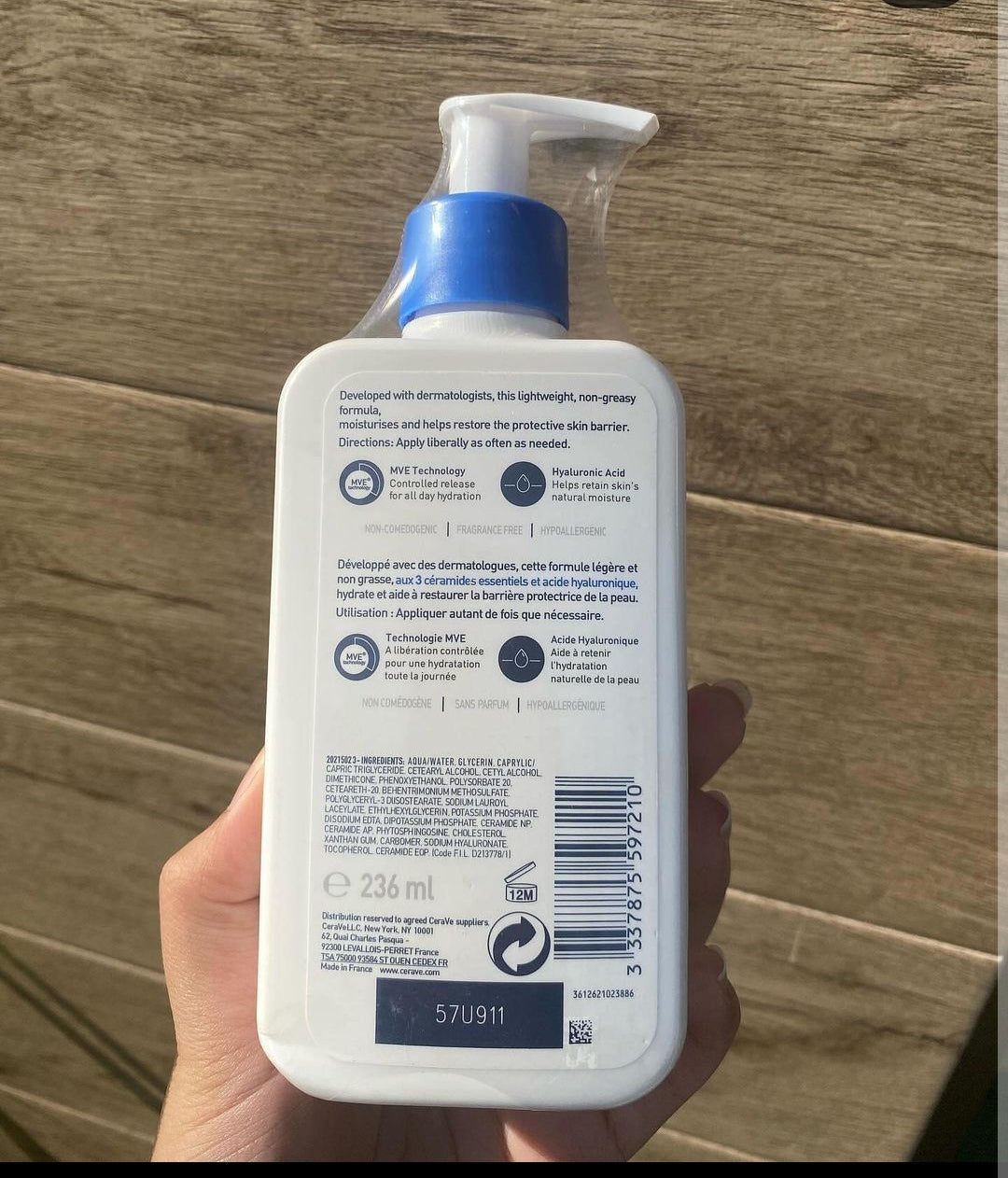 Cerave moisturising lotion dry to very dry skin