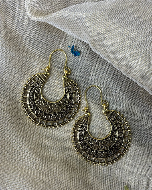 Round Shaped Bohemian Earrings