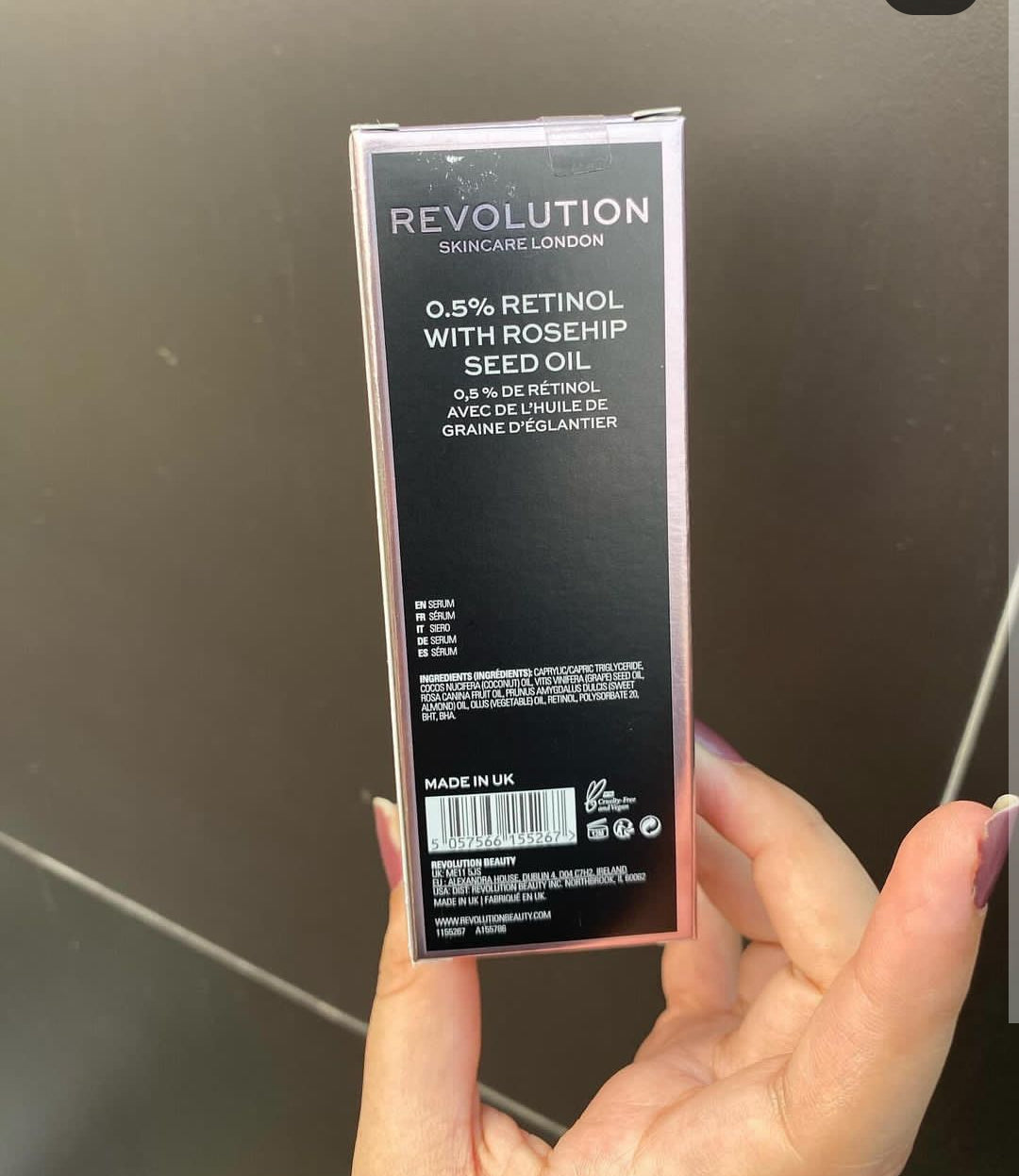 Revolution 0.5 retinol with rosehip seed oil