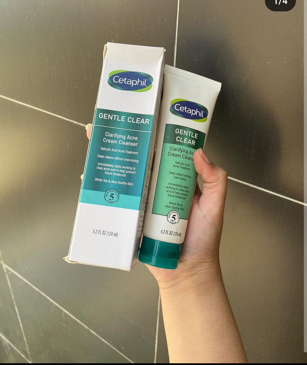 Cetaphil gentle clear clarifying acne cleanser