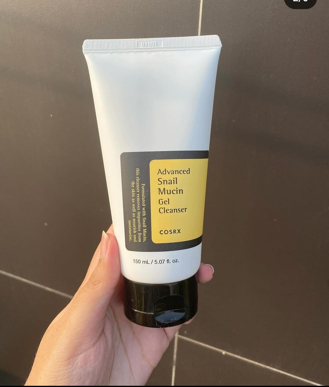Cosrx Snail mucin gel cleanser