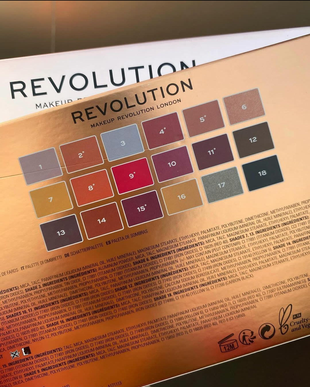 Makeup Revolution Sophx Extra Spice Eyeshadow Palette