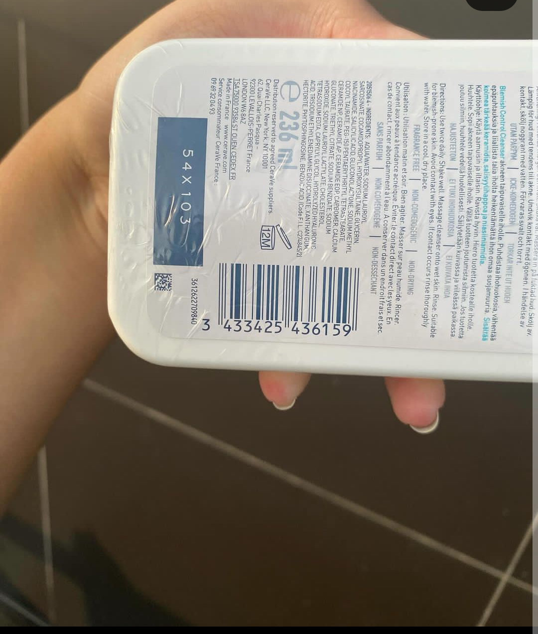 Cerave blemish control cleanser