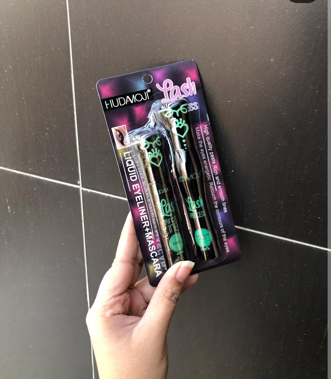 Huda Moji mascara and liner set