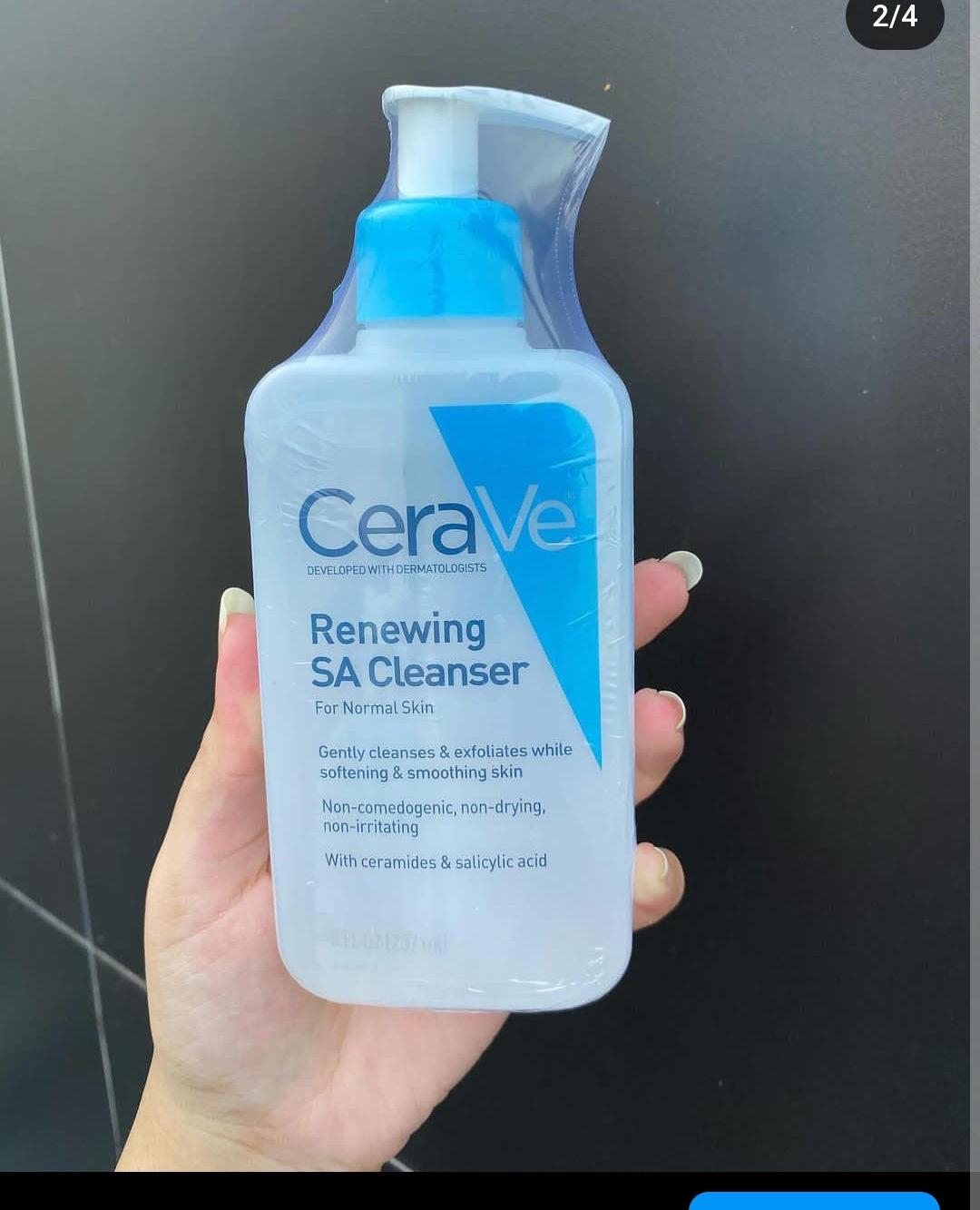 Cerave SA renewing cleanser for normal skin